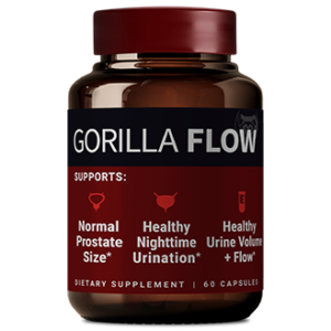 Gorilla Flow – Natural Prostate Support Formula for Healthy Urinary Flow, Nighttime Comfort, and Hormonal Balance