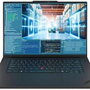 Lenovo ThinkPad P1 Gen 8 21Q80020US 16″ Touchscreen Mobile Workstation – 3.2K – 120 Hz – Intel Core Ultra 9 285H – Intel Evo Platform – 64 GB – 2 TB SSD – English Keyboard – Black