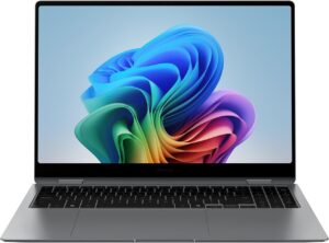 Samsung 16” Galaxy Book5 Pro 360 Copilot+ PC, AI Business Laptop, Windows 11 Pro, Intel Core Ultra 7 Processor 258V, 3K AMOLED Touchscreen, 32GB / 1TB, 120HZ, 2025 Model NP964QHA-KG2US, Gray