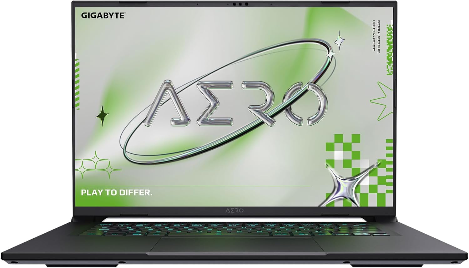 GIGABYTE AERO X16, Copilot+ PC - 165Hz 2560x1600 WQXGA - NVIDIA GeForce RTX 5070 - AMD Ryzen AI 7 350-1TB SSD with 32GB DDR5 RAM - Windows 11 Home - Lunar White